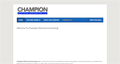 Desktop Screenshot of championelectrical.net